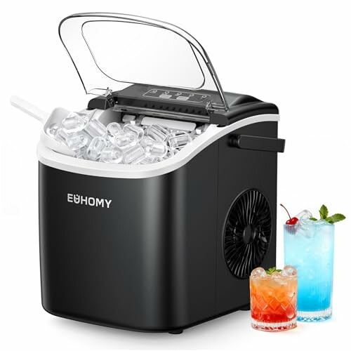 EUHOMY Máquina de Hielo 12 Kg/24H