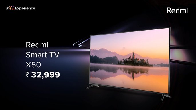 Esta é a Redmi Smart TV X50