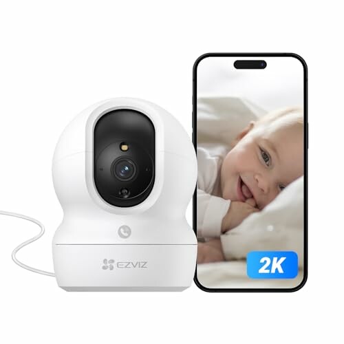 EZVIZ CP1 3 MP, câmara interior Wi-Fi 2K com rotação 360°