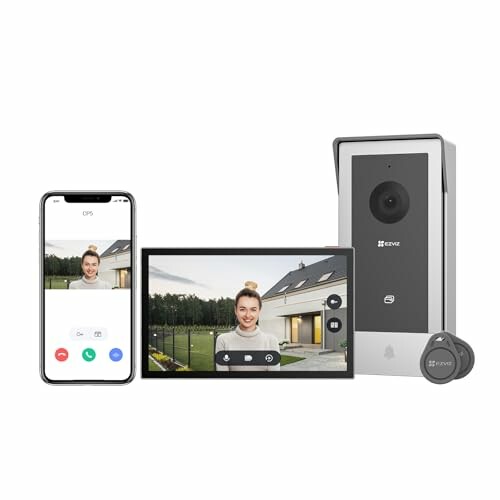 EZVIZ CP5 Videoporteiro Wi-Fi 1080p com monitor t&aacute;til de 7"