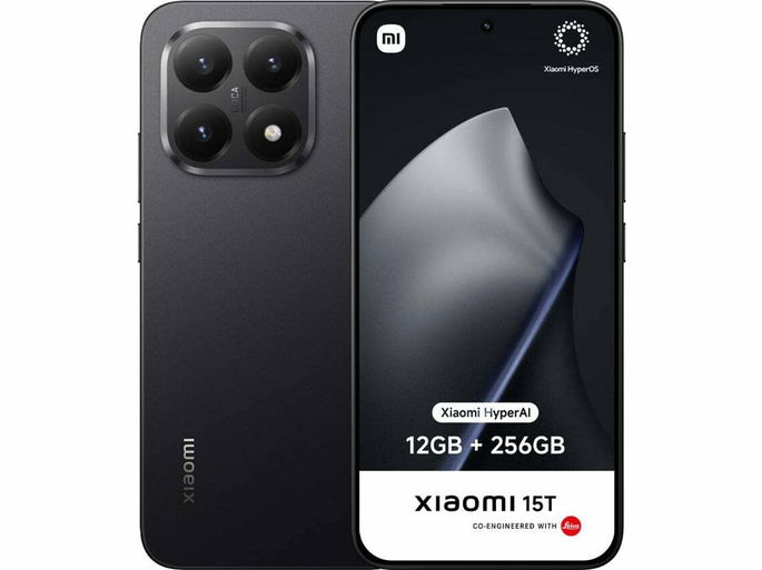 Smartphone XIAOMI 15T (6.83'' - 12 GB - 256 GB - Preto)