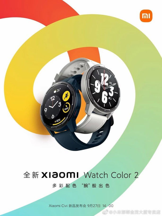 Este é o Xiaomi Watch Color 2