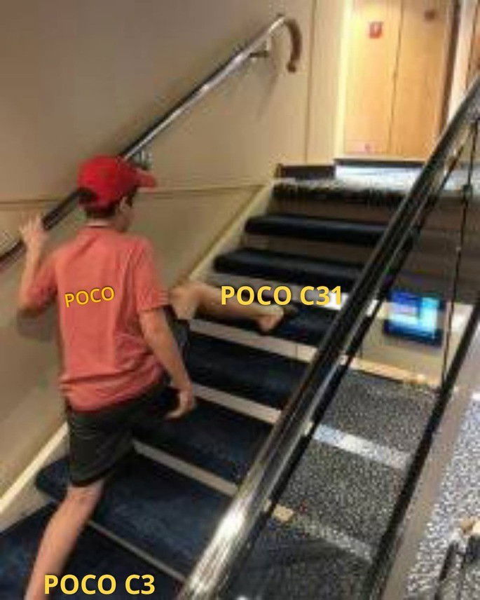 Fãs brincaram com a escolha do nome do POCO C31