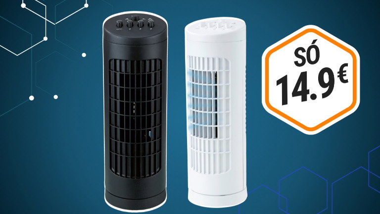 Farto do calor? O Lidl tem um ventilador de torre que te pode salvar por apenas 14,99 €