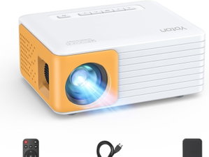 Faz sessões de cinema em casa com o mini projetor Yoton que está com uma promoção imperdível