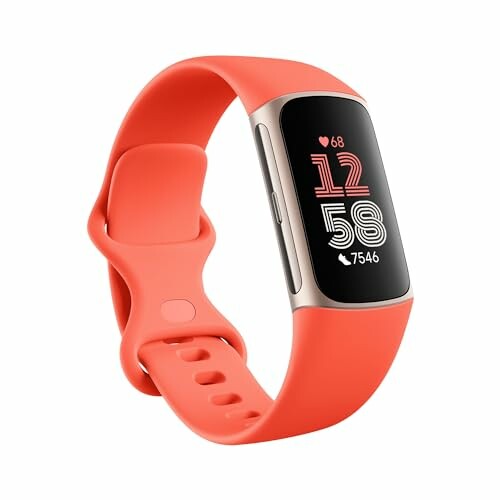 Fitbit Charge 6 Coral/Aluminio ouro champagne