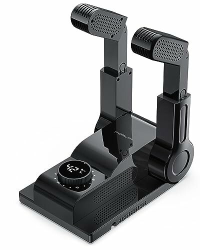FORLIM Secador de Cal&ccedil;ado El&eacute;trico, Suporte Ajust&aacute;vel 180&deg;, Temporizador, Preto