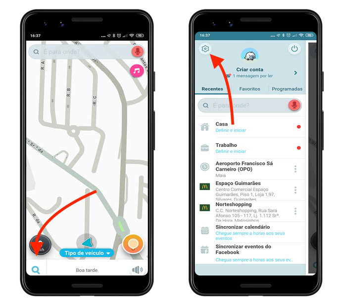 Waze app adicionar a tua voz