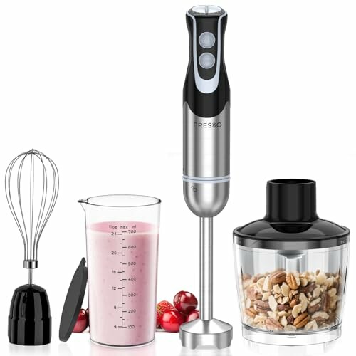 FRESKO 4-en-1 Batidora de Mano 1000 W