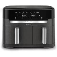 Fritadeira sem &Oacute;leo MOULINEX Air Fryer Easy Fry Dual XXL EZ942HF0 (11 L - Preto)