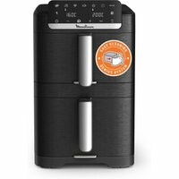 Fritadeira sem &Oacute;leo MOULINEX Easy Fry Crispy Stack EZ7568F0 (10 L - Preto)