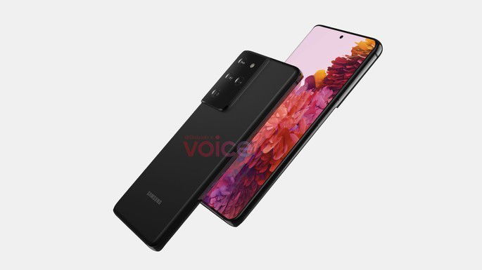 Render do Samsung Galaxy S21