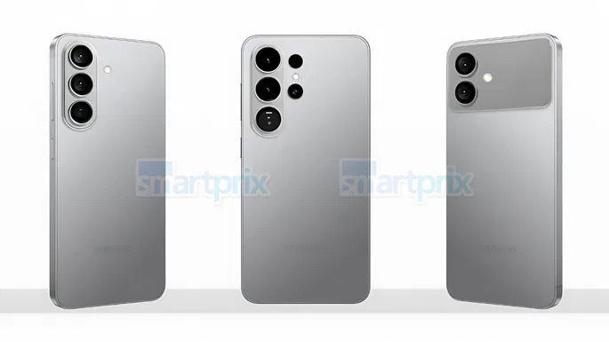 Alegado design dos Galaxy S26