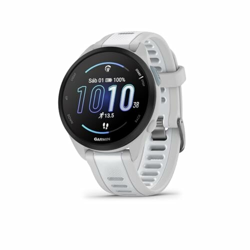 Garmin Forerunner 165, com GPS, ecrã táctil AMOLED, métricas otimizadas, planos de treino