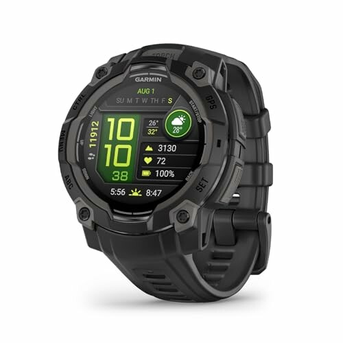 Garmin Instinct 2X Solar tátical, relógio inteligente com GPS resistente à água