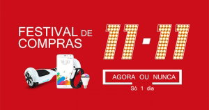 DEAL ALERT: Enorme promoção do dia 11.11 com maior parte dos gadgets vindos da Espanha