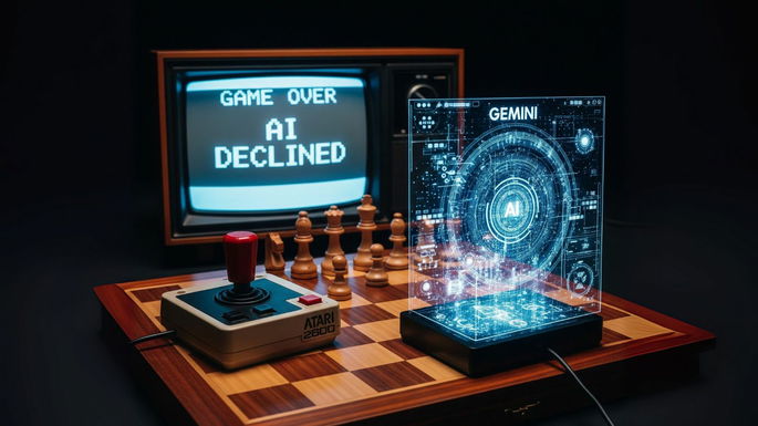 Gemini AI recusa-se a jogar xadrez com o Atari 2600