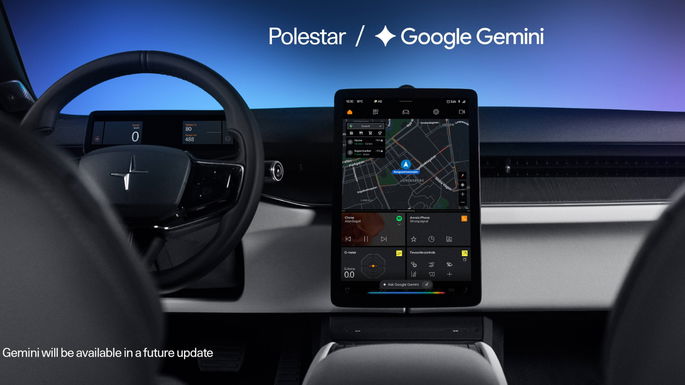 Google Gemini nos modelos Polestar