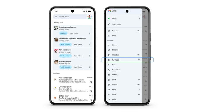 Nova tab Gmail 2