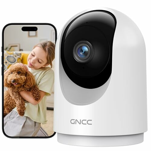 GNCC Câmara de Vigilância WiFi Interior P5W 2K 3 MP