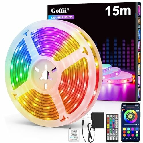 Goffii Tira LED 15 Metros RGB