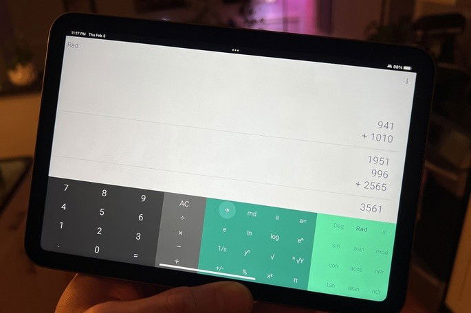 Calculadora iPad