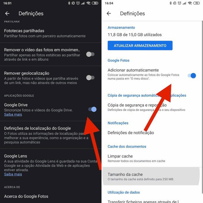 google drive google photos