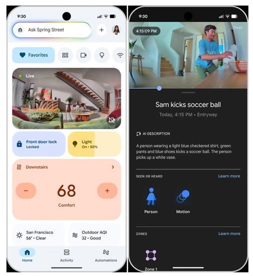 Google Home app