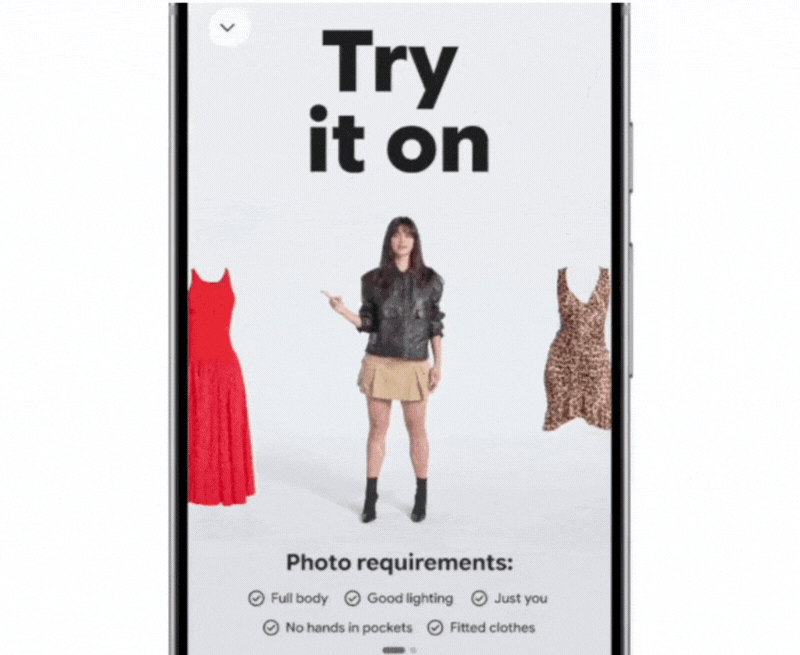 Google IA roupas