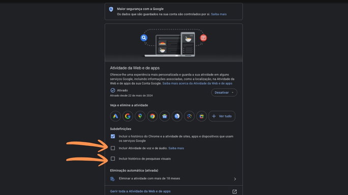 Google j&aacute; usa as tuas fotos e &aacute;udios para treinar IA; v&ecirc; como desativar