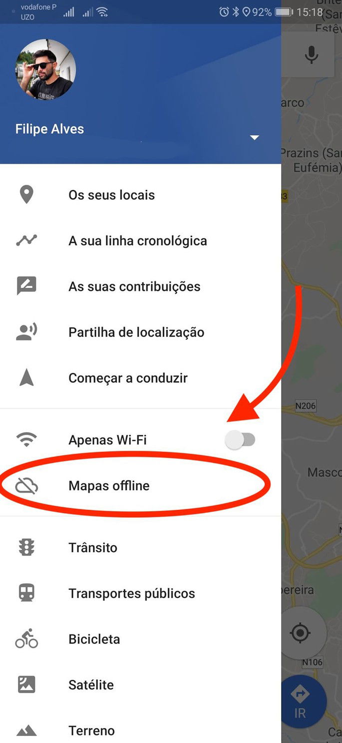 Google Maps offline sem gastar internet