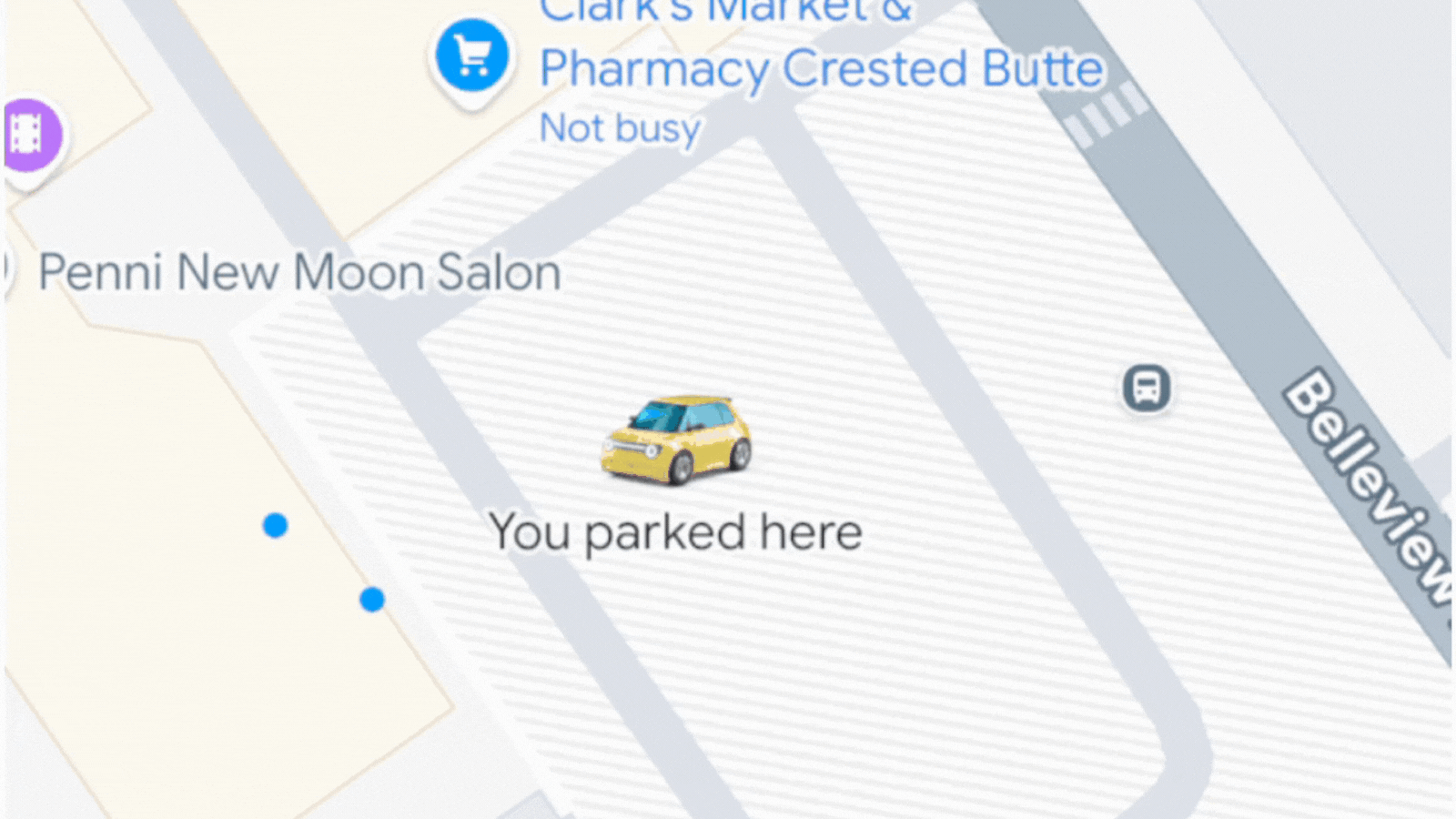 Google Maps para iOS estacionamento