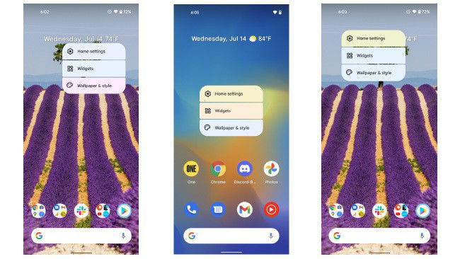 Material You Google Android 12
