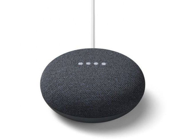 Google Nest mini em preto