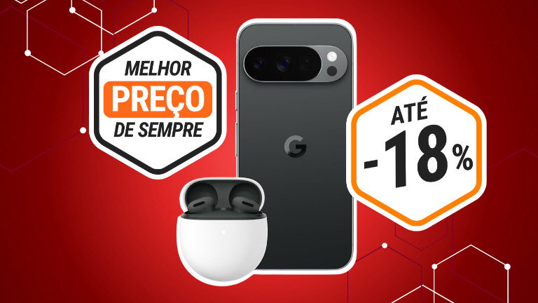 Google Pixel 10 Pro + Buds 2a está ao melhor preço na Amazon