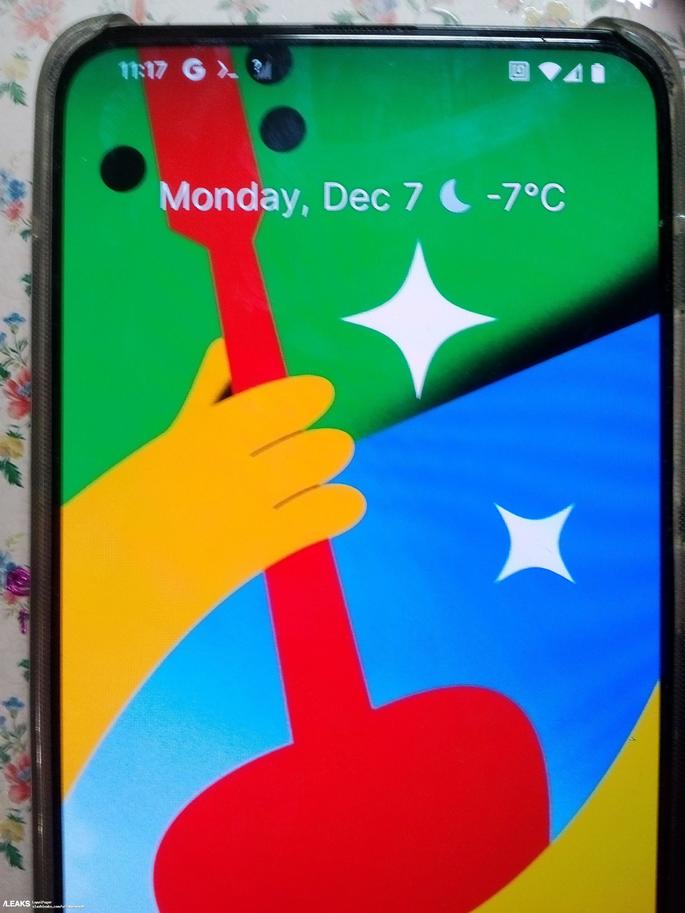 Imagem do alegado Google Pixel 5 Pro