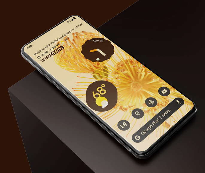 Conceito do Google Pixel 7 Pro