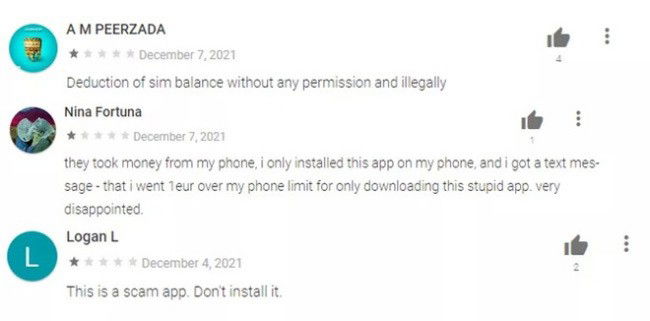 Google Play Store feedback