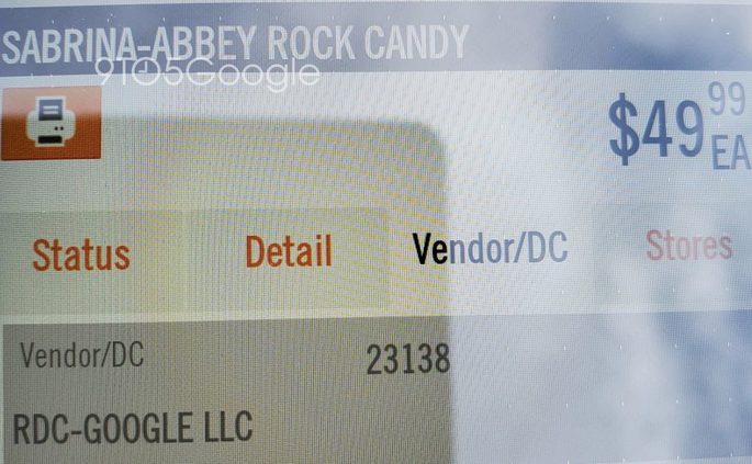 Google Sabrina listado por 49.99 dólares