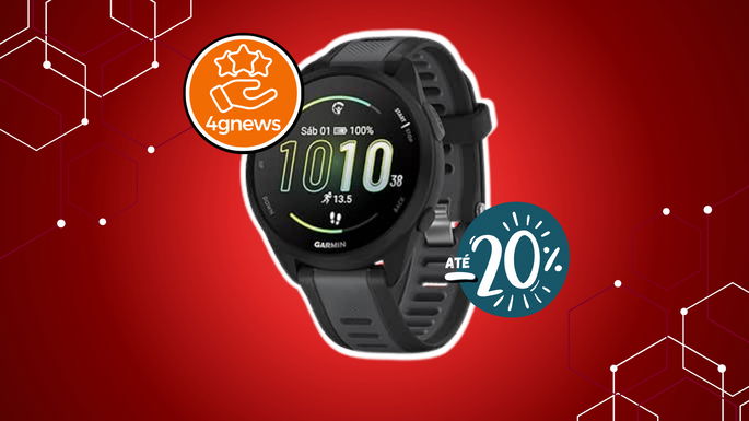 Garmin Forerunner 165 com desconto de 20%