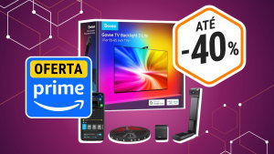 Govee perde a cabeça: barras de luz TV smart com -40% no Prime Day