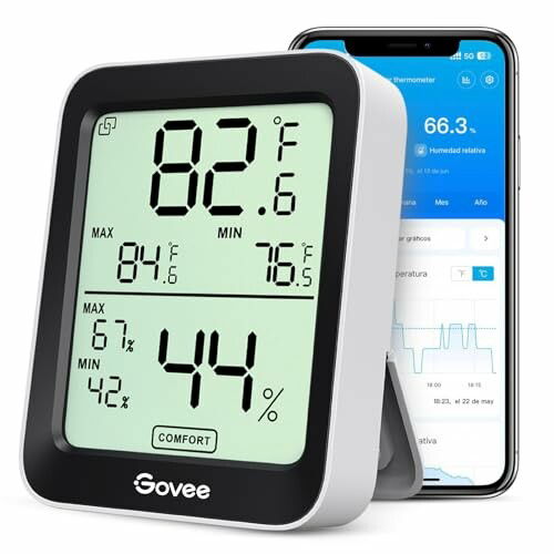 Govee Term&oacute;metro Higr&oacute;metro LCD Bluetooth