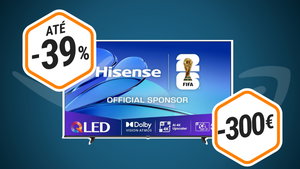 Grande e barata: esta Smart TV QLED de 50" está por menos de 300€ na Amazon