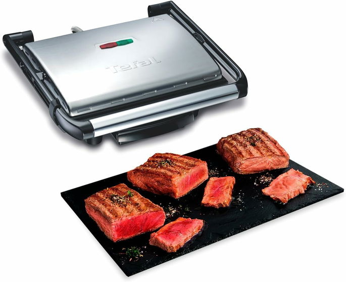 Grill com placas antiaderentes Tefal