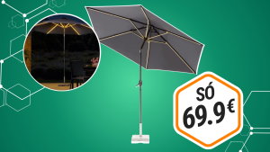 Guarda-sol do Lidl tem função surpresa ideal para noites de verão a preço de saldo