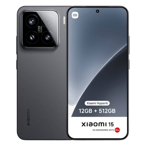 Smartphone XIAOMI 15 (6.36'' - 12 GB - 512 GB - Preto)
