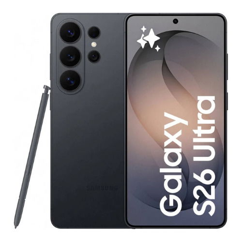 Pré-venda Smartphone SAMSUNG Galaxy S26 Ultra (6.9'' - 12 GB - 512 GB - Preto Noturno)