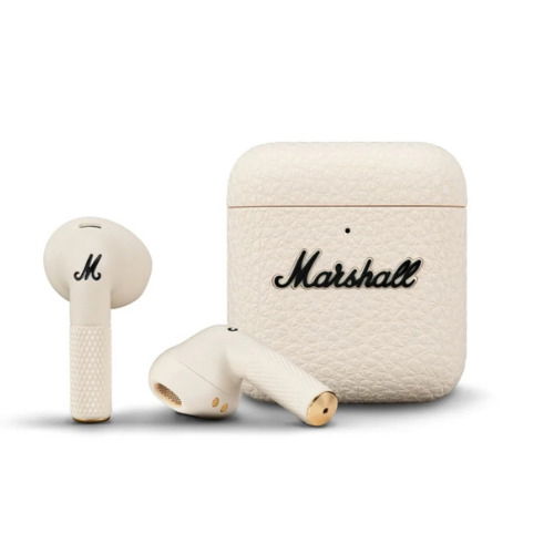 Auriculares Bluetooth MARSHALL Minor IV Cream (In Ear - Microfone)