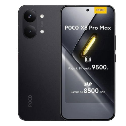 Xiaomi Poco X8 Pro Max 5G 256 GB Preto Ecr&atilde; Flow AMOLED de 6,83"