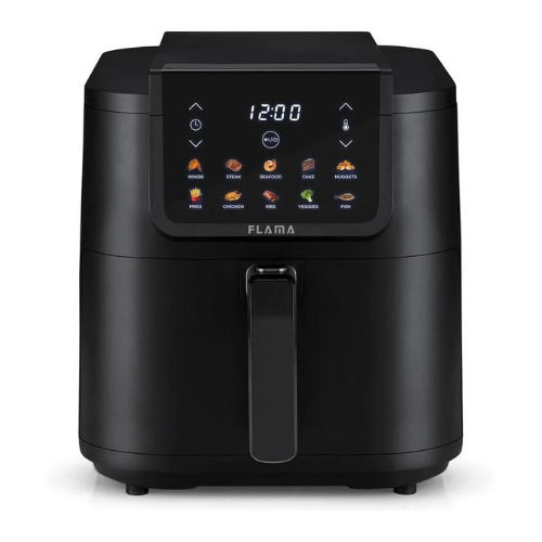 Fritadeira sem &Oacute;leo FLAMA 649FL (8 L - Preto)